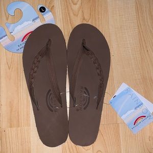 NWT Flirty Braidy Rainbow Sandals!!
